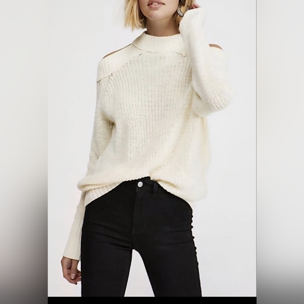 Free People Shoulderless Sweater